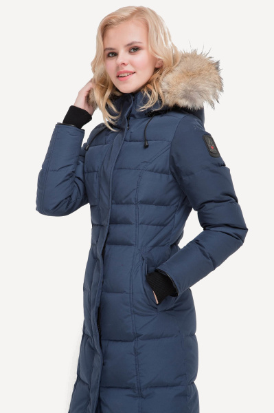 Пуховое пальто Belleville (Женский; XXL; Navy)